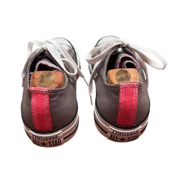 Converse Chuck Taylor Gray/Pink All Star Double Tongue Size 9 - Picture 5 of 10